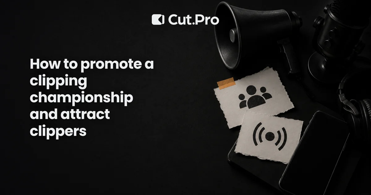 How to promote a clipping championship and attract clippers