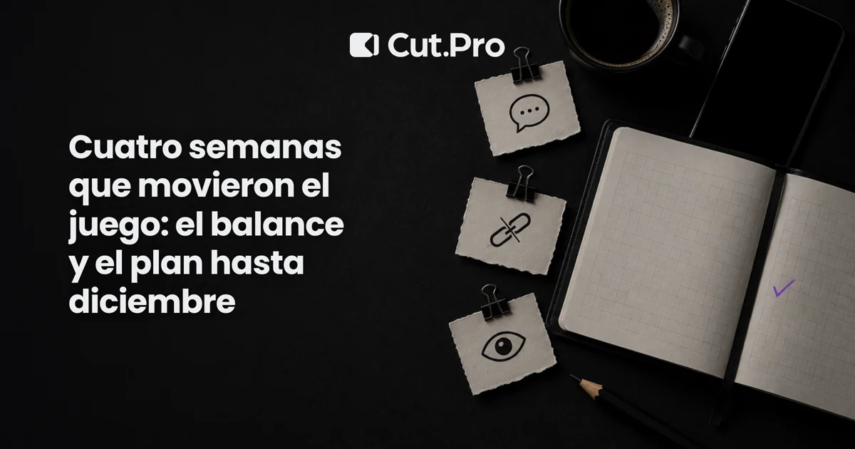 Cuatro semanas que movieron el juego: el balance y el plan hasta diciembre
