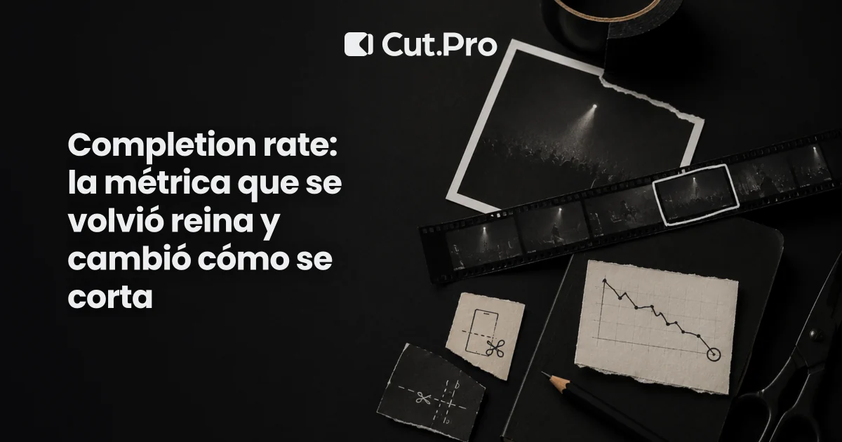 Completion rate: la métrica que se volvió reina y cambió cómo se corta