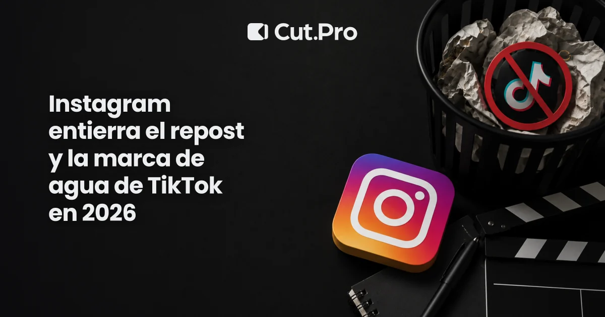Instagram entierra el repost y la marca de agua de TikTok en 2026